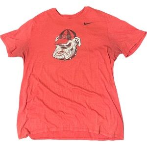 Nike University of Georgia T-Shirt Red Size 2XL